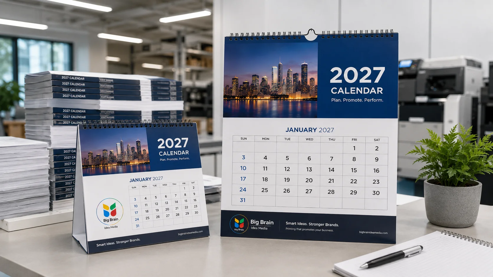 2027 Calendar Wholesale Printing for Business Promotion
