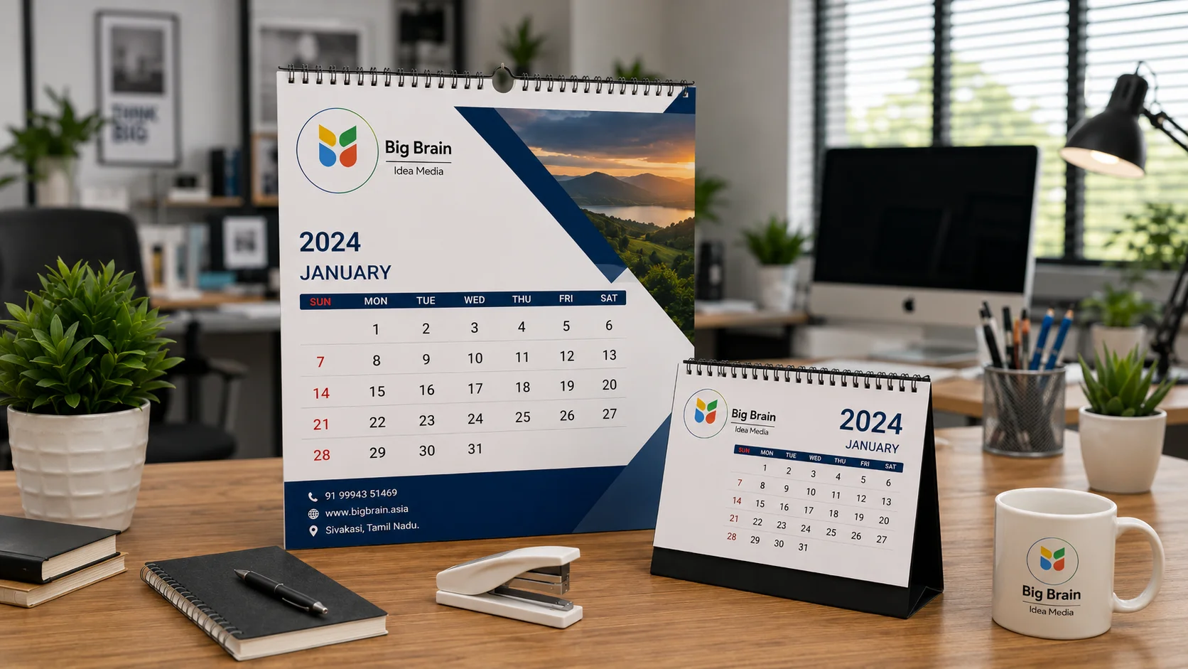Top 10 best calendar manufacturers for business branding with custom wall calendar and table calendar