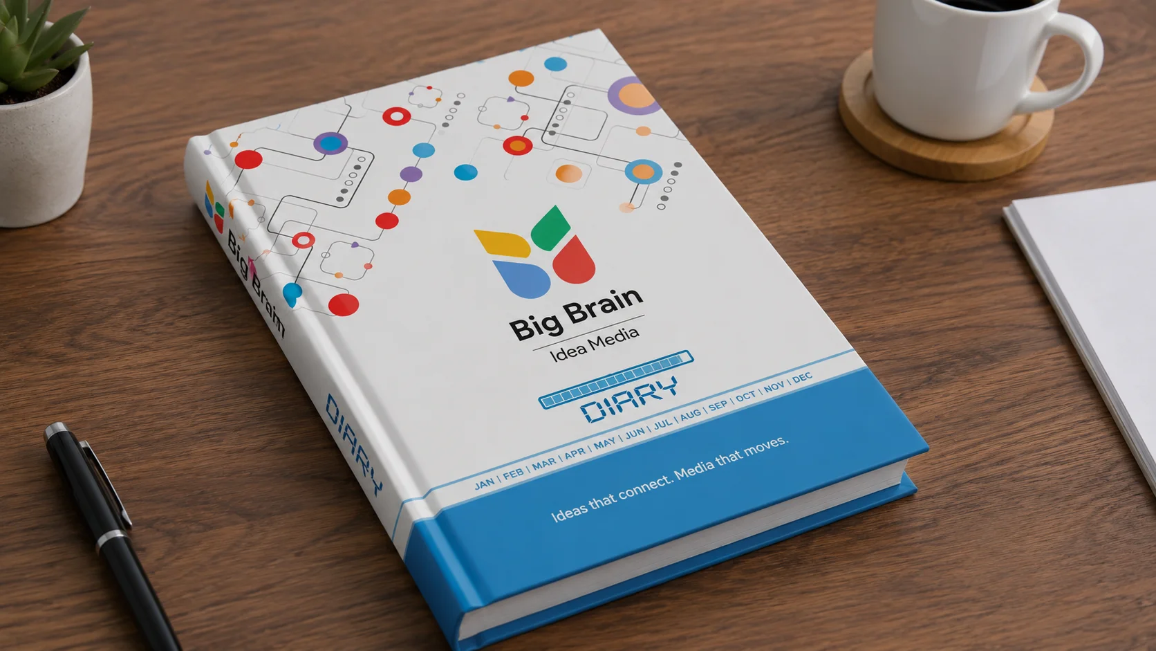 Personalised Diary for Business Branding | Big Brain Idea Media
